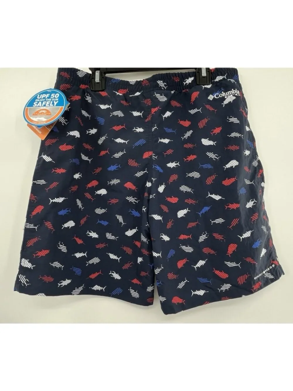 NWT Columbia PFG Youth XL 18/20 Super Backcast Shorts Swim Trunks UPF 50